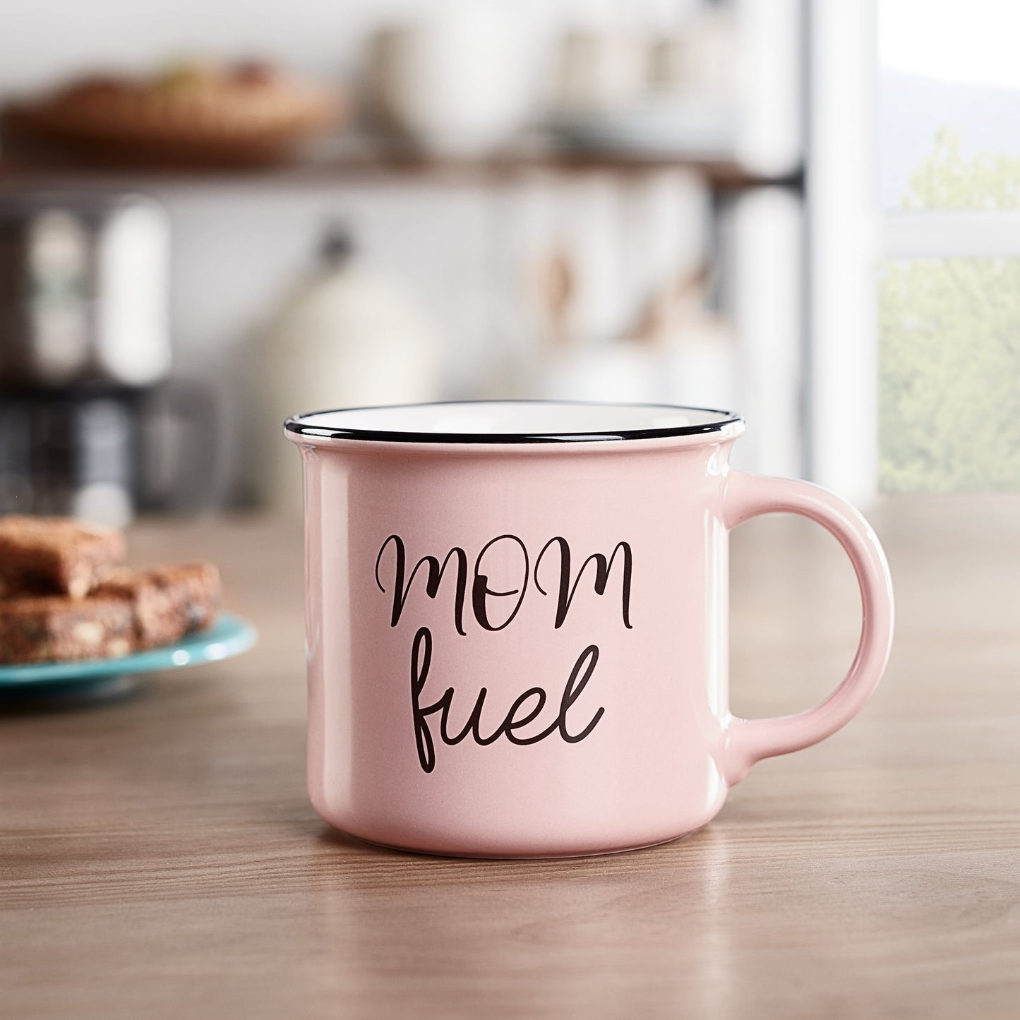 15.21-Oz Stoneware Mom Mug, Pink